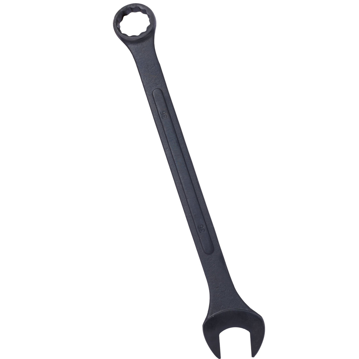 11 Piece Jumbo Combination Wrench Set Metric 1 - 5/16'' to 2'' Black Oxide with Pouch - Fab Heavy Parts