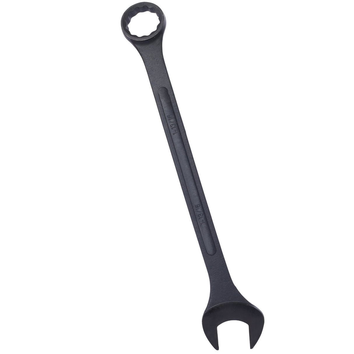11 Piece Jumbo Combination Wrench Set SAE 1 - 5/16'' to 2'' Black Oxide with Pouch - Fab Heavy Parts