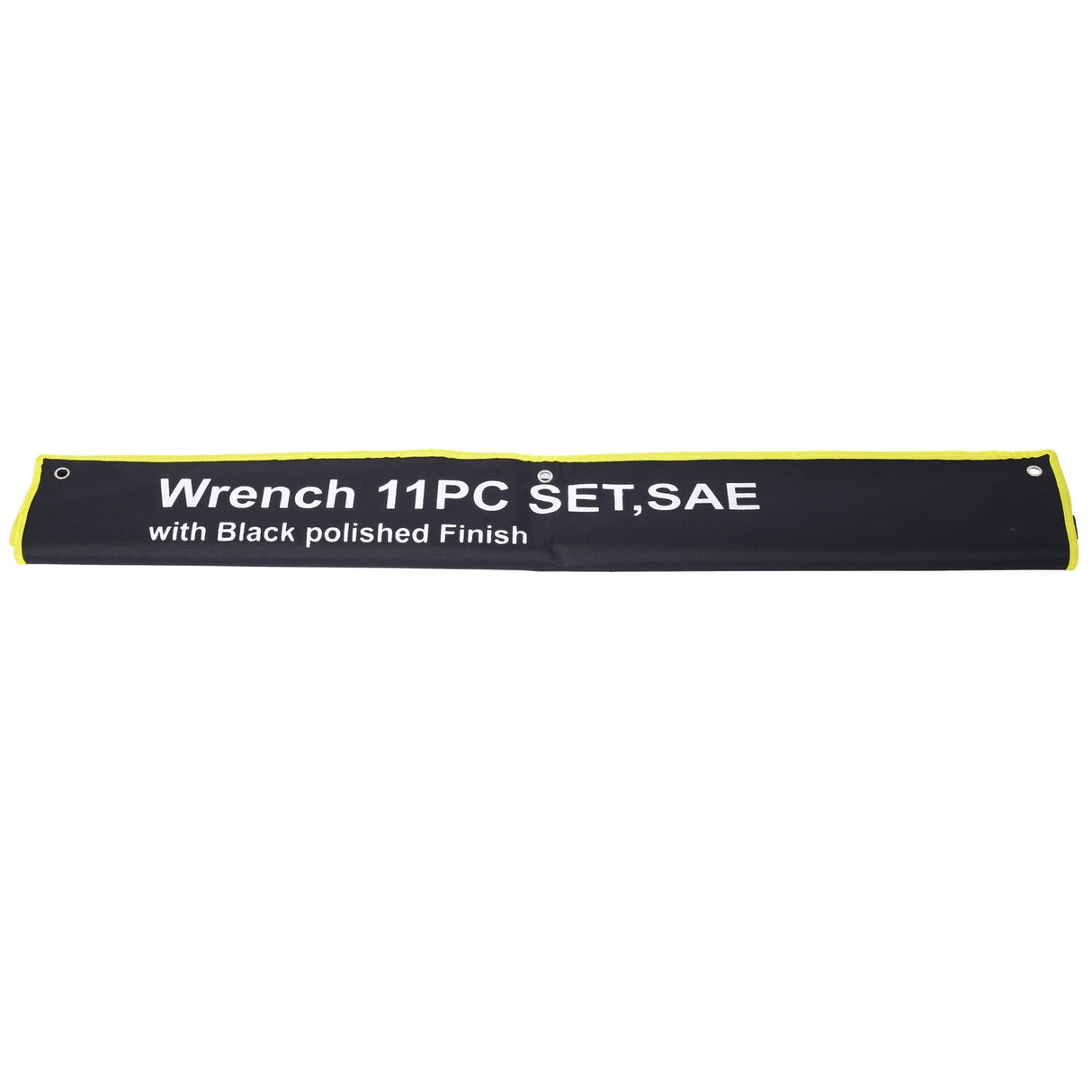 11 Piece Jumbo Combination Wrench Set SAE 1 - 5/16'' to 2'' Black Oxide with Pouch - Fab Heavy Parts