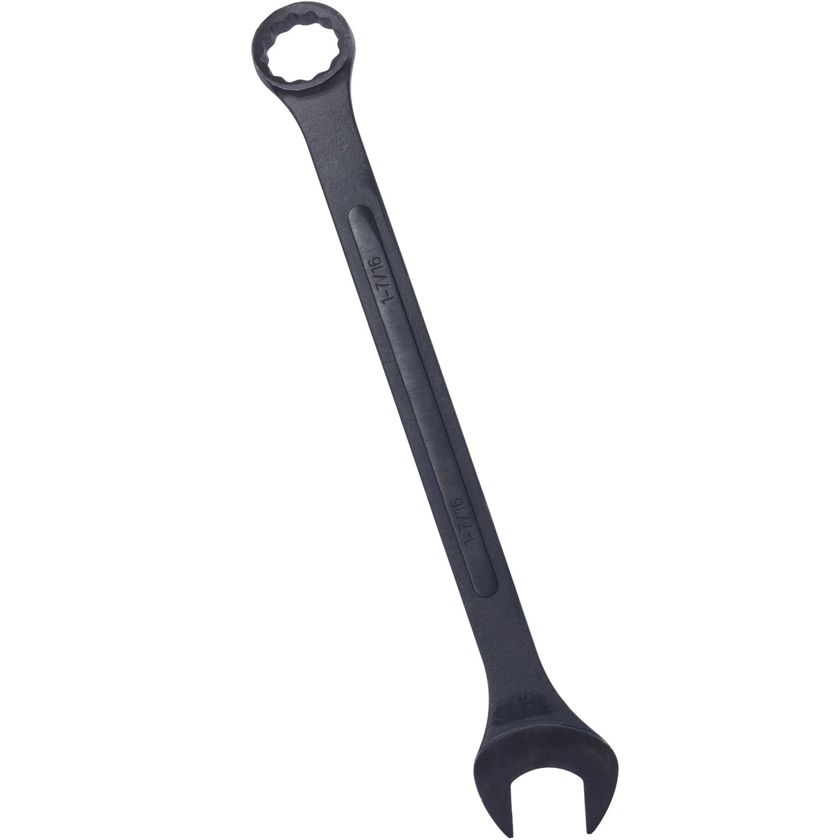 11 Piece Jumbo Combination Wrench Set SAE 1 - 5/16'' to 2'' Black Oxide with Pouch - Fab Heavy Parts