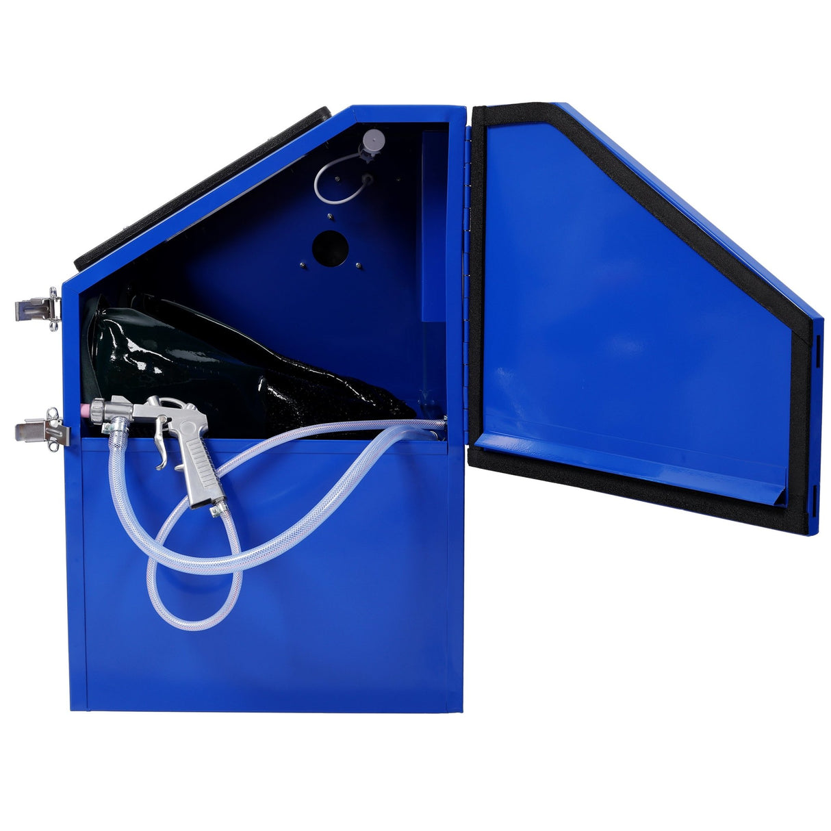 110L Bench Top Sandblast Cabinet with Heavy Steel Construction and Built - in Blast Gloves for No Sand Leakage Bright LED Lighting System - Fab Heavy Parts