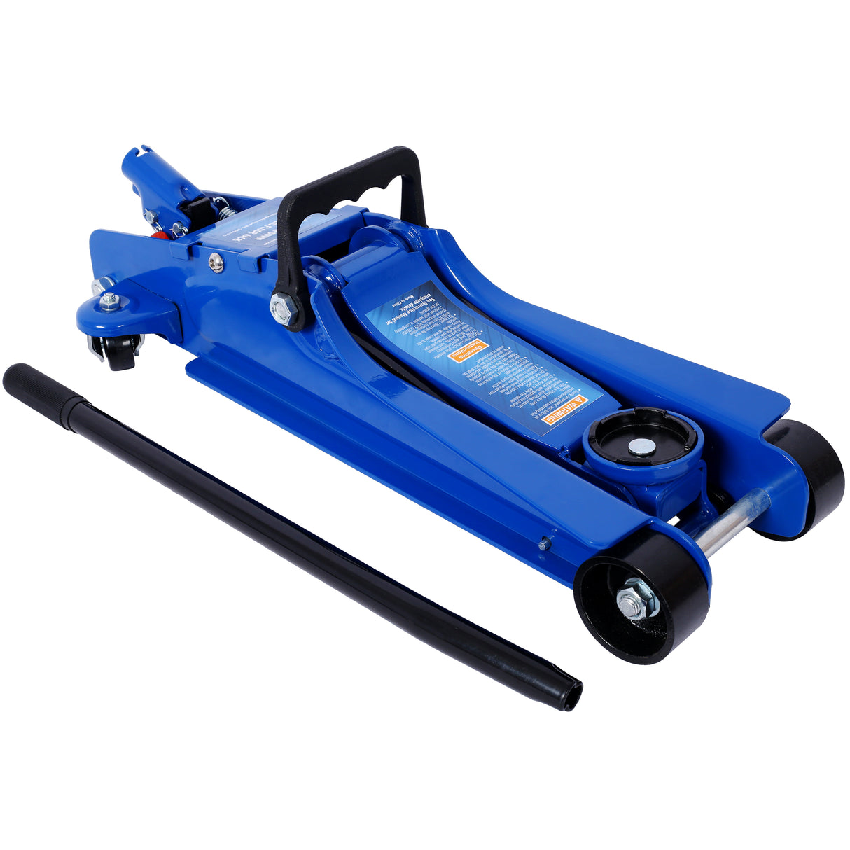 2.5 Ton Low Profile Heavy-Duty Steel Racing Floor Jack with Single Piston Lift Pump Lifting Range 3.5"-14.50"