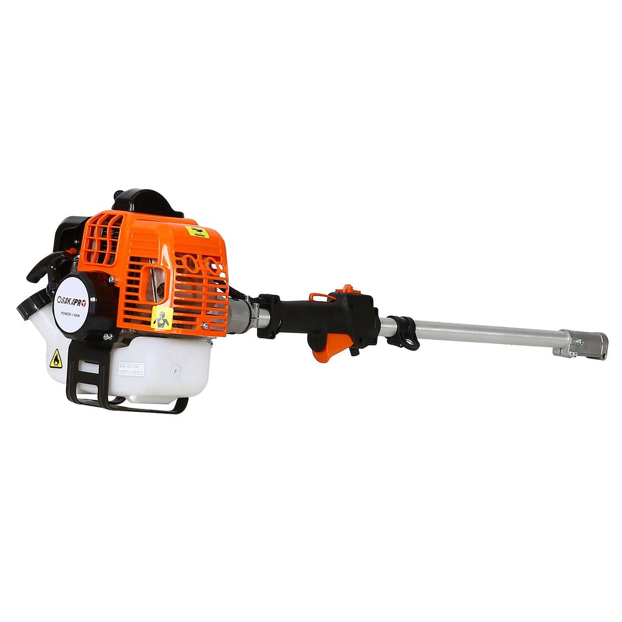 12 in 1 Multi - Functional Trimming Tool 32.6CC 2 - Cycle Garden System with Gas Pole Saw Hedge Trimmer Grass Trimmer and Brush Cutter EPA Compliant - Fab Heavy Parts