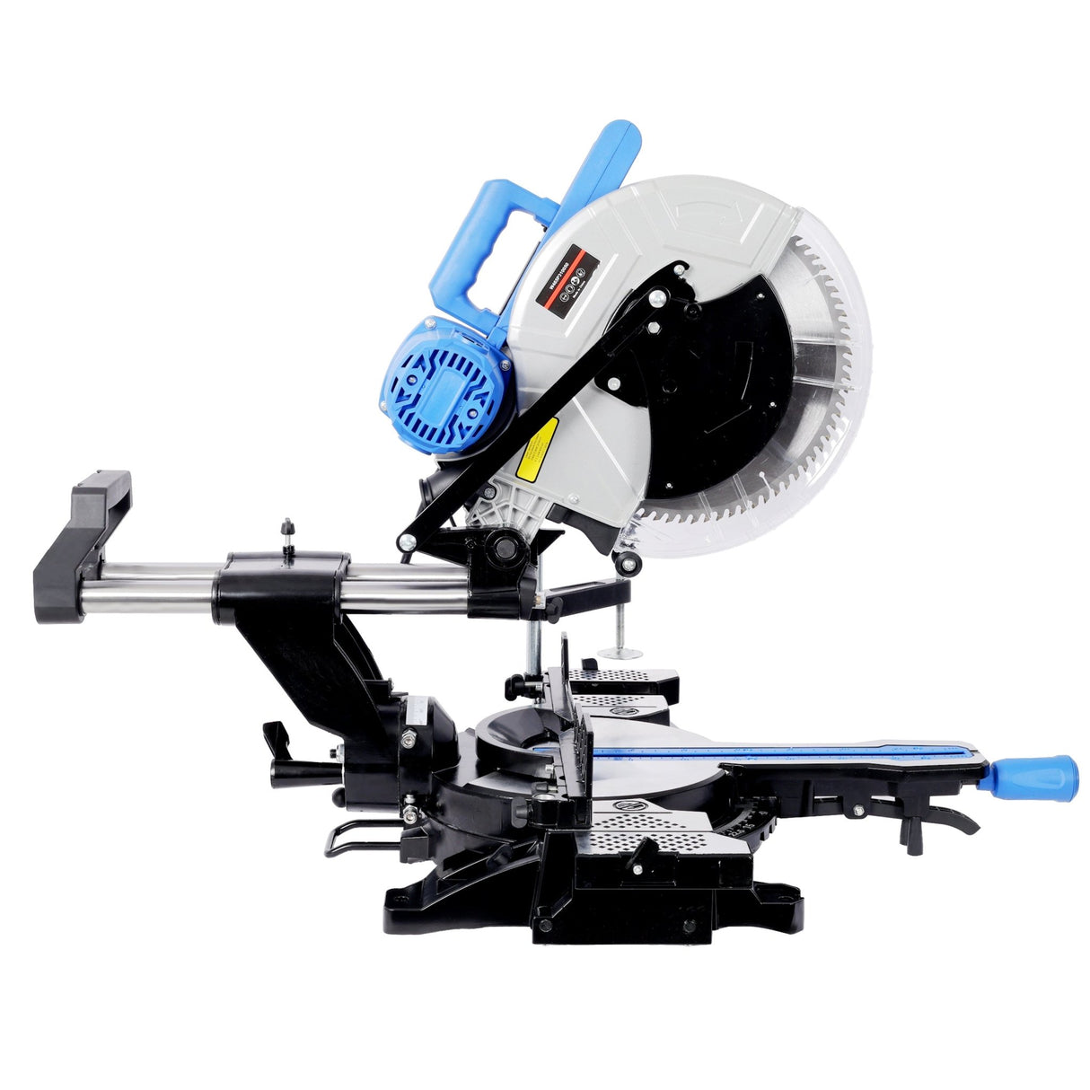12 Inch Dual Bevel Sliding Miter Saw with Laser Guide 80T Blade with Extension Table 4.2x13 Inch Cutting Capacity ETL Certificate - Fab Heavy Parts