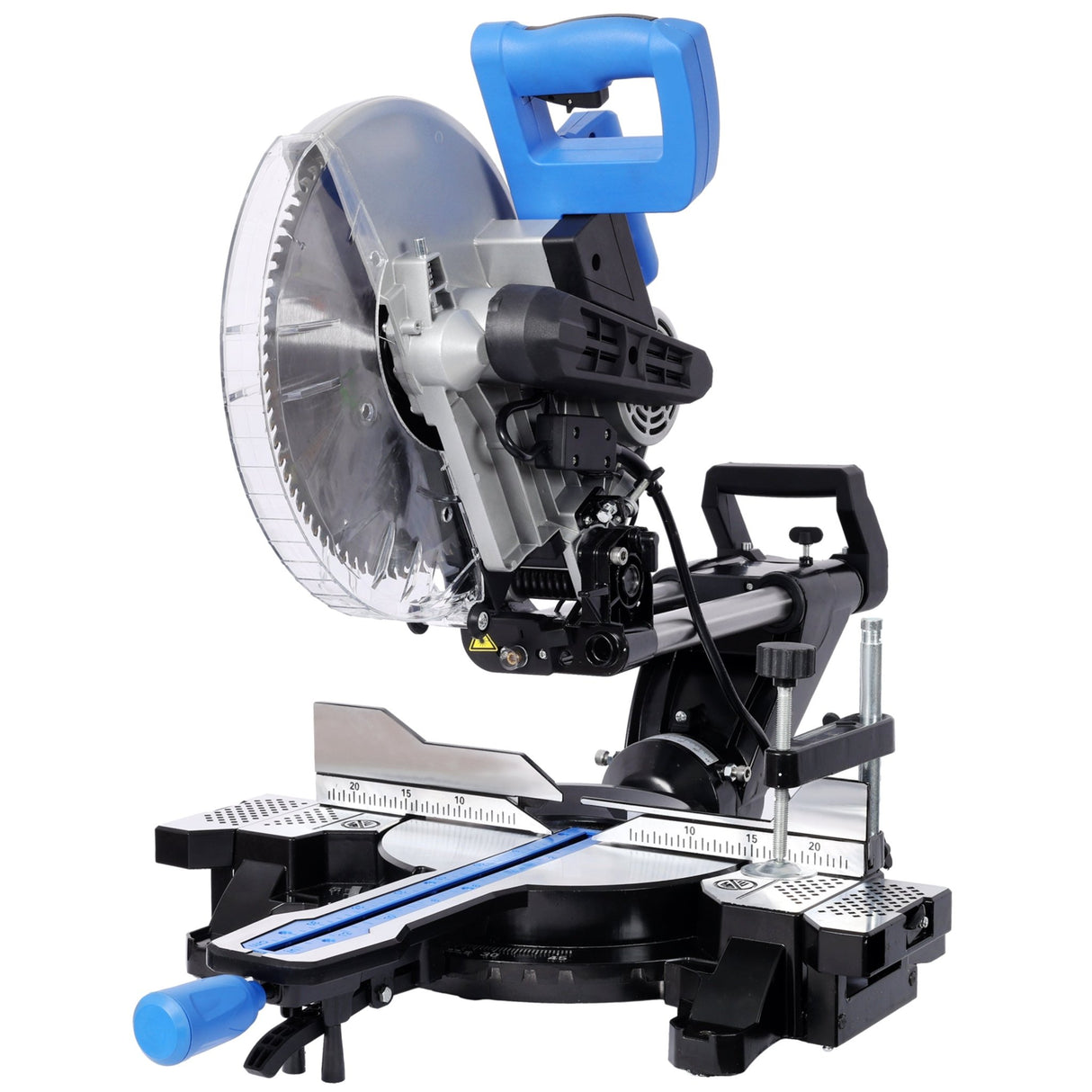12 Inch Dual Bevel Sliding Miter Saw with Laser Guide 80T Blade with Extension Table 4.2x13 Inch Cutting Capacity ETL Certificate - Fab Heavy Parts