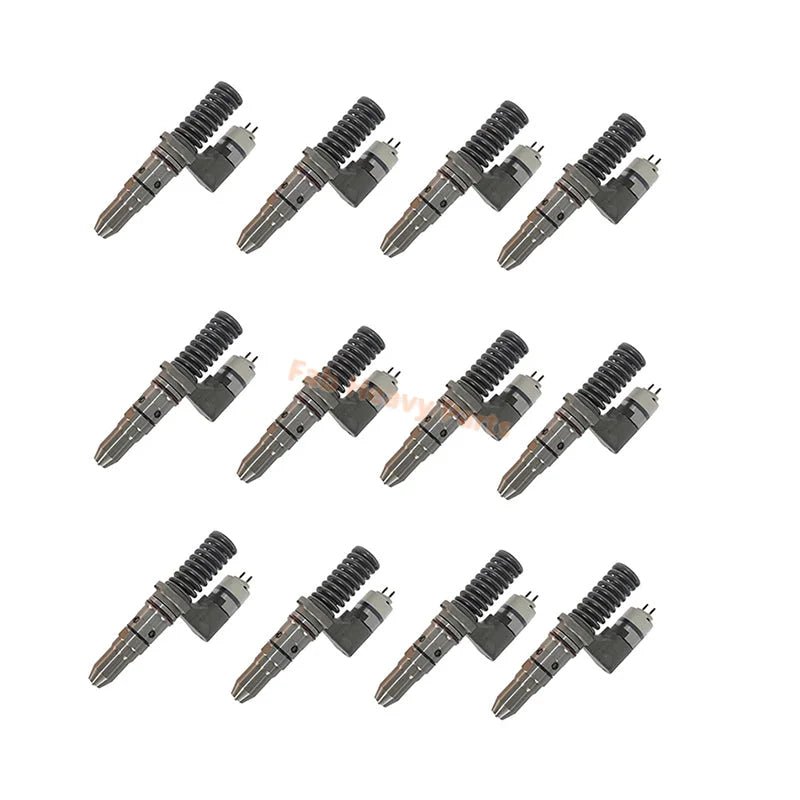 12 PCS Fuel Injector 3920220 392 - 0220 Fits for Caterpillar CAT Engine 3508 3508B 3508C 3512 3512B 3512C 3516 3516B 3516C - Fab Heavy Parts