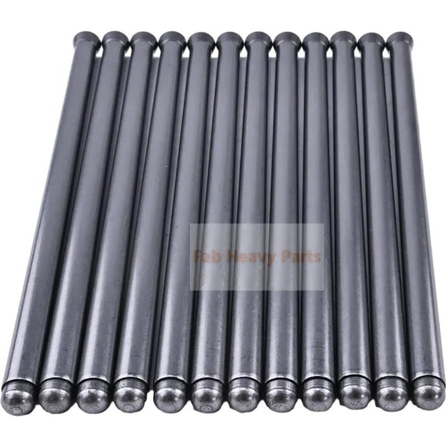 12PCS Push Rods 264 - 6156 133 - 6379 2646156 1336379 Fits for Caterpillar CAT Engine C7 C9 C - 9 3126B 3126E C7.2 C9.3 3126 Tractor 586C D5N XL D6N D6N XL - Fab Heavy Parts