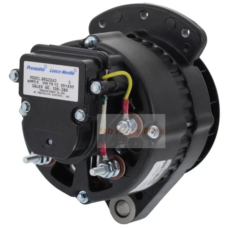 12V 105A Alternator 110534 110 - 567 8MR2401U Fits Industrial and Marine Applications - Fab Heavy Parts