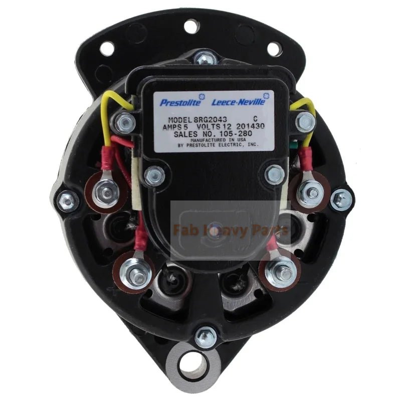 12V 105A Alternator 110534 110 - 567 8MR2401U Fits Industrial and Marine Applications - Fab Heavy Parts