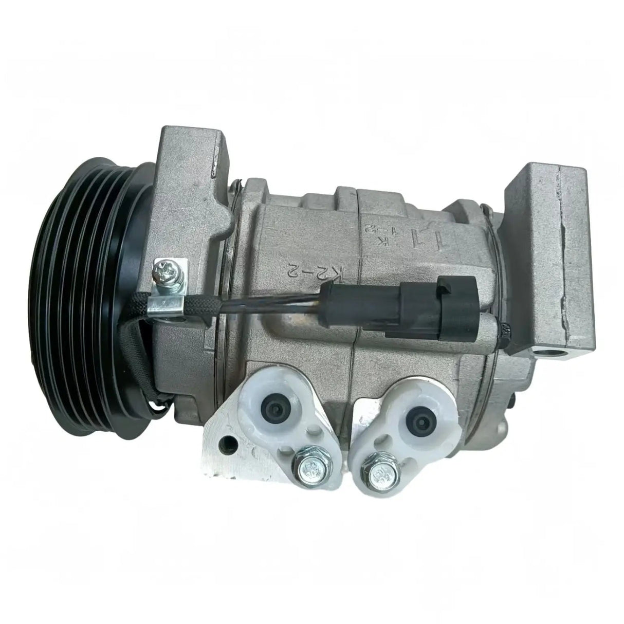 12V 10S11C 4PK 110mm Air Conditioning Compressor 008012969U91 for Mahindra Tractor 6065 6075 7095 8090 8100 - Fab Heavy Parts