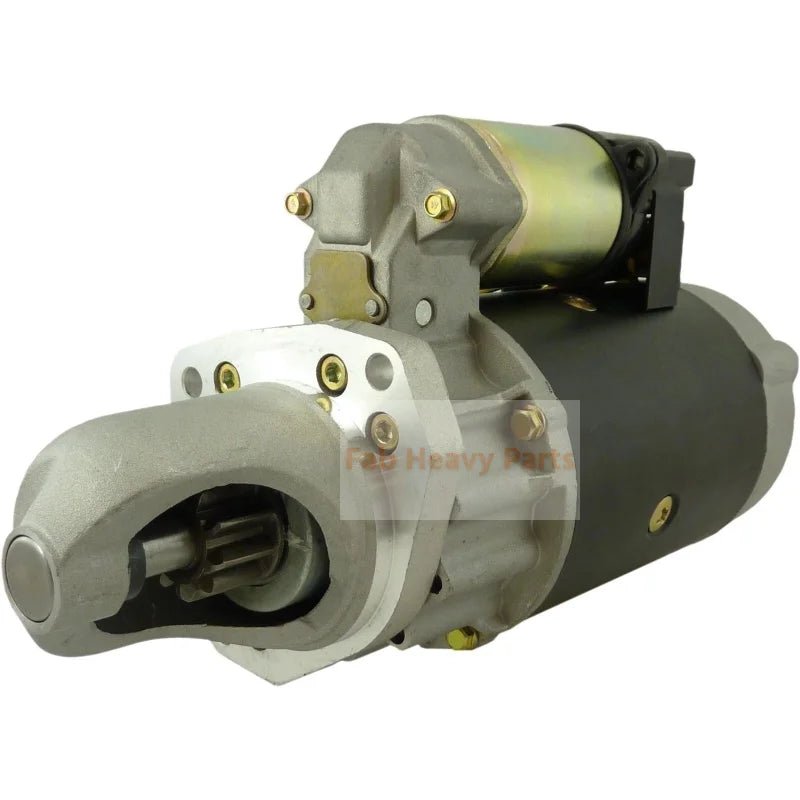 12V 10T Starter Motor 128000 - 5970 RE38336 RE41757 Fits for John Deere Backhoe Loaders 410d 510d 4045 710d 6059 Diesel 1990 - Fab Heavy Parts
