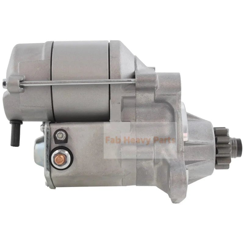 12V 10T Starter Motor 228000 - 6650 228000 - 6651 6669633 Fits for 1993 - 2000 Aftermarket Replacement For Bobcat 320 320C Excavator D722 - B Kubota Diesel - Fab Heavy Parts