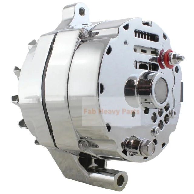 12V 110A Alternator C4TF-10300-B C4TZ-10346-B Fits for Chrome SB Ford 1G Style 110 AMP 1 WireMustang 289 302 351 V8 10SI V