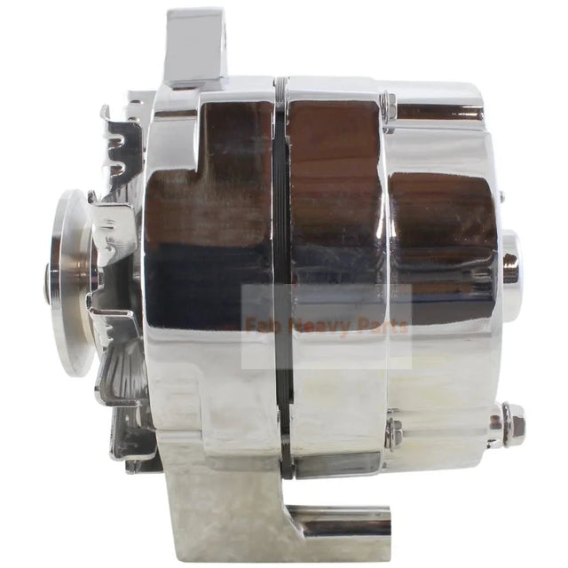 12V 110A Alternator C4TF-10300-B C4TZ-10346-B Fits for Chrome SB Ford 1G Style 110 AMP 1 WireMustang 289 302 351 V8 10SI V