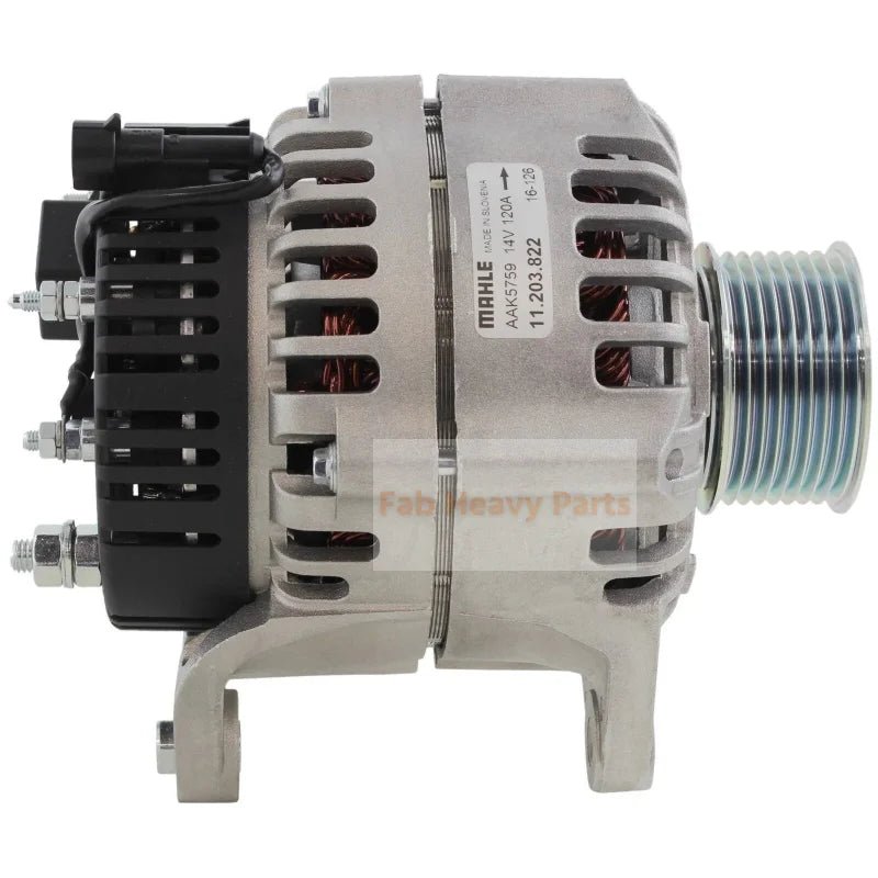 12V 120A Alternator 82020011 84141452 Fits for New Holland Tractor TS100A T6020 T6030 T6040 T6050 Tech Tips 2003 - 2012 4 - 273 4.5L DSL. - Fab Heavy Parts