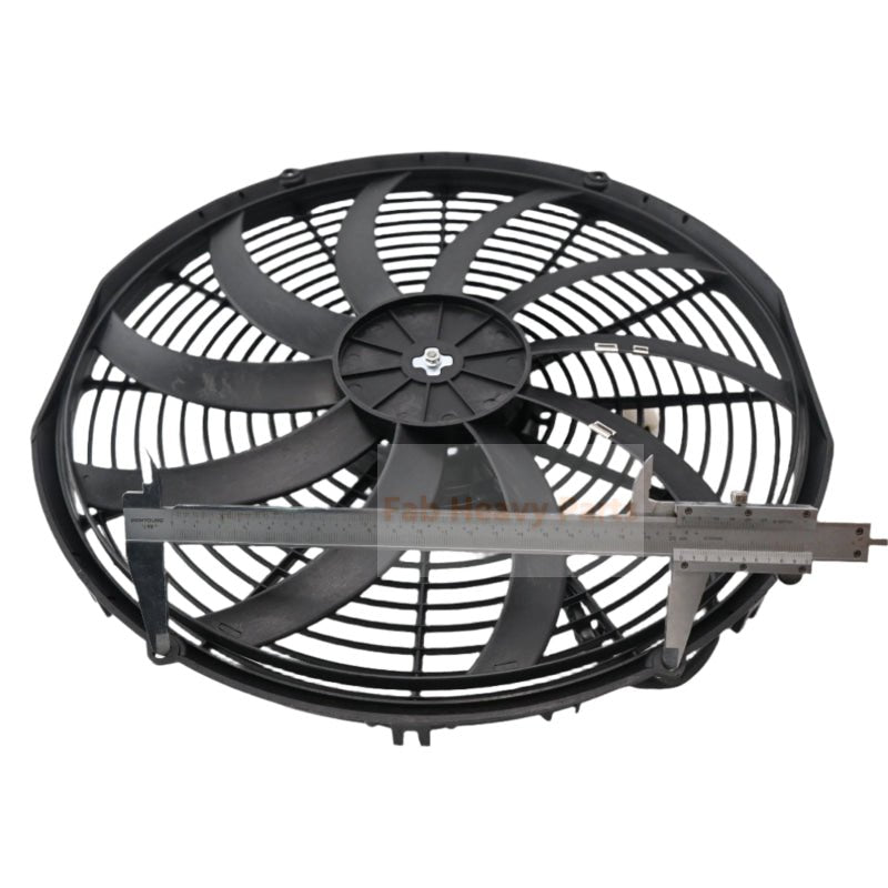 12V 16.00" High Performance Pusher Fan 30102047 VA18-AP70/LL-86S Straight Blades - Fab Heavy Parts
