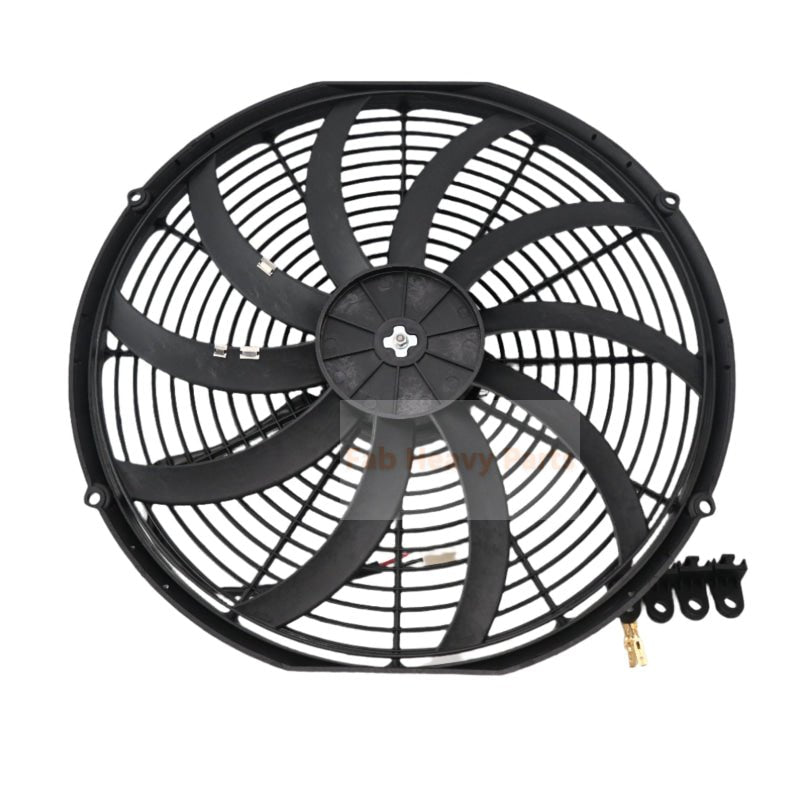 12V 16.00" High Performance Pusher Fan 30102047 VA18-AP70/LL-86S Straight Blades - Fab Heavy Parts