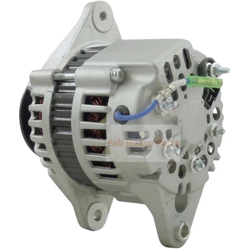 12V 40A Alternator AM878581 AM880733 119836 - 77200 Fits for John Deere Agricultural Tractor 4020 0000 5575 6675 7775 Yanmar 36HP Diesel 1995 - 1998 - Fab Heavy Parts