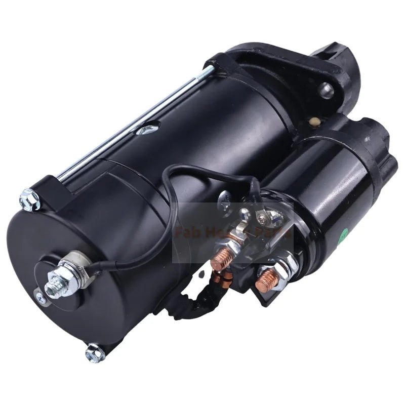 12V 4.2KW 10T Starter Motor RE536490 RE536008 Fits for John Deere 4045AFM85 4045DFM50 4045DFM70 4045SFM85 4045TFM50 4045TFM75 4045TFM85 - Fab Heavy Parts