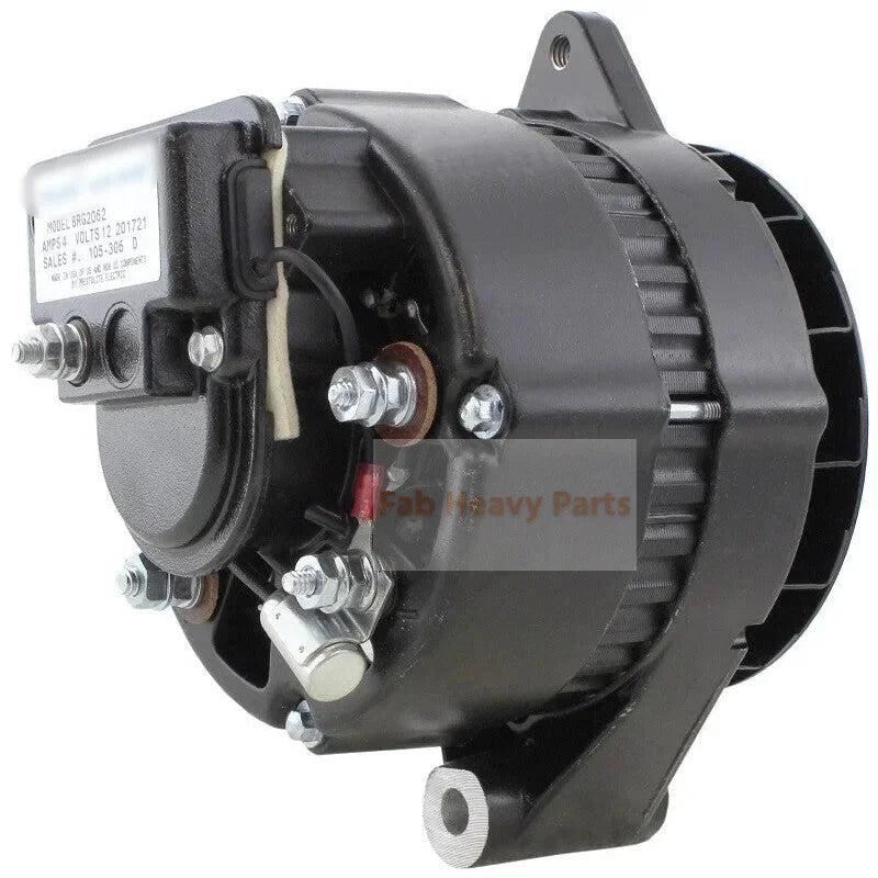 12V 51A Alternator 110256 110 - 293 8MR2036K Fits for Mercruiser Engine - Marine Model 340 MIE w/Borg Warner MK4 GM 7.4L - 454ci - 8cyl 1981 - 1987 - Fab Heavy Parts