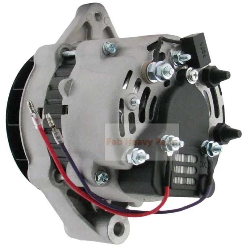 12V 65A Alternator AC165618 M59819 3854182 Fits for Volvo Penta Engine - Marine 3.0GS 4cyl 181ci 3.0L Gas 1993 - 1999 - Fab Heavy Parts