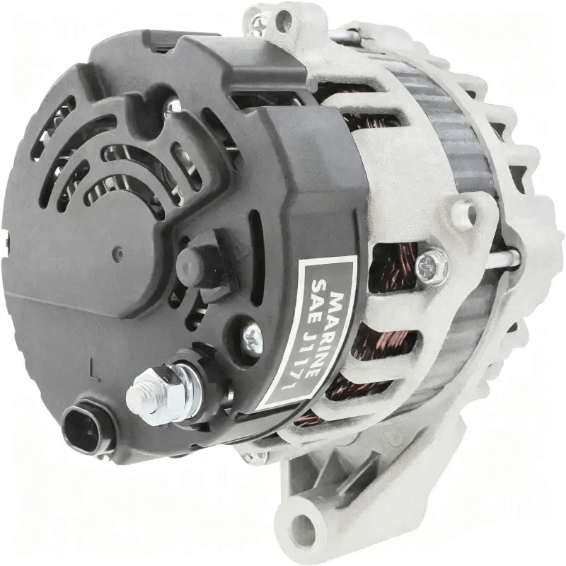 12V 75A Alternator 425300 3862613 3862665 Fits for Volvo Penta 3.0GLM 3.0GLP 3L/181CI 4-Cyl 2000 - 2007 - Fab Heavy Parts