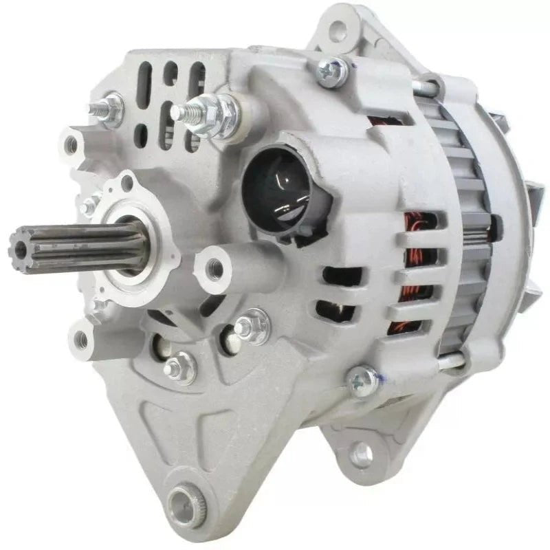 12V 80A Alternator 2 - 91276 - 300 - 0 8 - 97116 - 697 - 2 8 - 97116 - 697 - 3 Fits Isuzu NPR 3.9L/236CI L4 1990 - 1997 - Fab Heavy Parts