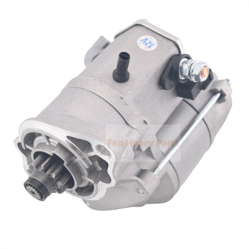 12V 9T Starter Motor 19269 - 63013 for Kubota Engine D902 D950 D722E Excavator KX41 - 3 KH61 KX71 - 3 Tractor BX24 BX25 BX2350D BX2230D - Fab Heavy Parts
