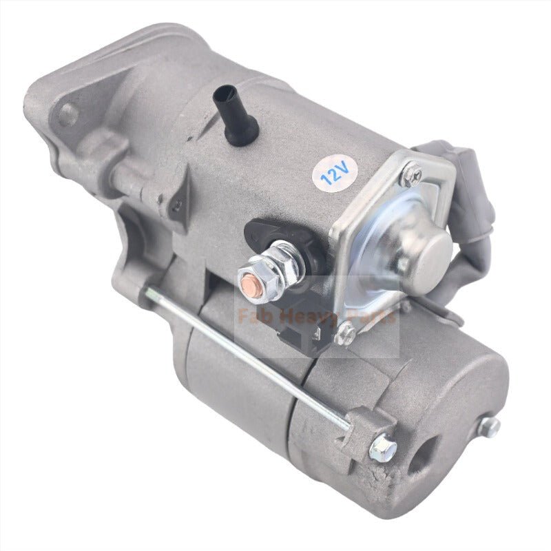 12V 9T Starter Motor 19269 - 63013 for Kubota Engine D902 D950 D722E Excavator KX41 - 3 KH61 KX71 - 3 Tractor BX24 BX25 BX2350D BX2230D - Fab Heavy Parts