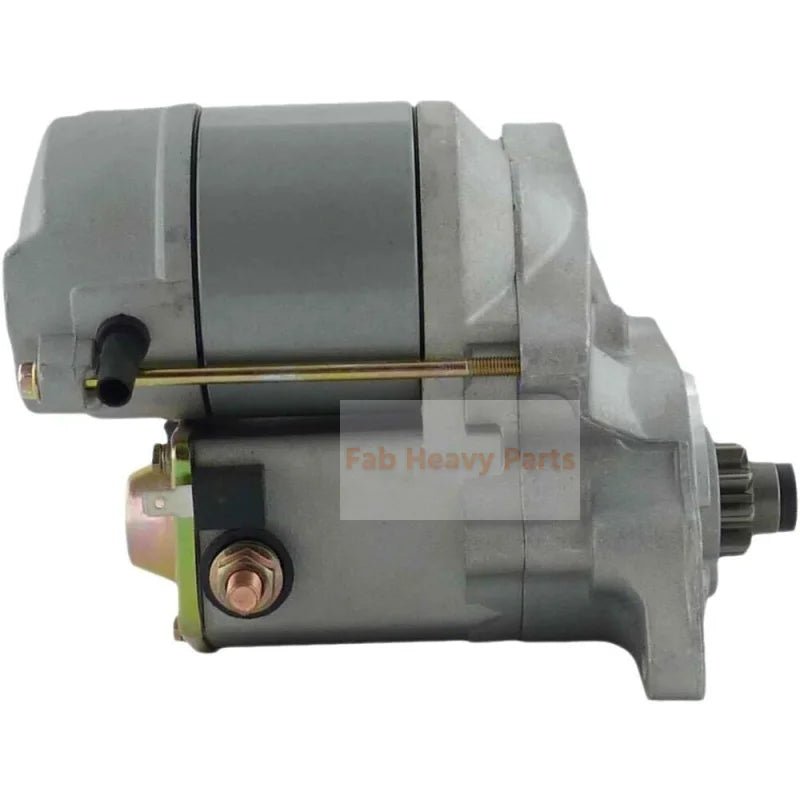 12V 9T Starter Motor 228000 - 097 16235 - 63010 K7571 - 96800 Fits for Kubota Excavators KX41 - 2 KX41 - 2S KX41 - 2SV KX61 - 2 KX91 - 2 D1105BH 21.6HP Dsl 1995 - 2000 - Fab Heavy Parts