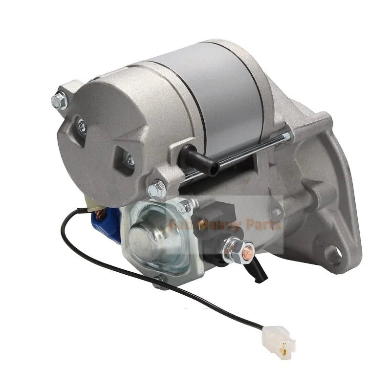 12V 9T Starter Motor 228000 - 1980 8 - 97048 - 967 - 2 228000 - 2000 Fits for Challenger Tractor MT225B MT255 MT255B MT260 Isekinouki 3 - 68 Diesel 2002 - 2008 - Fab Heavy Parts