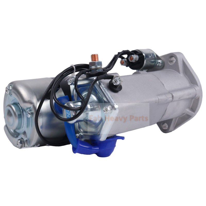 12V 9T Starter Motor Assembly 1J552 - 63010 428000 - 8310 Fits For Kubota SVL90 SVL90C Loader - Fab Heavy Parts