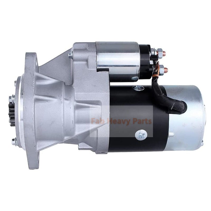 12V 9T Starter YM123900 - 77010 Fits for Komatsu CK20 - 1 CK25 - 1 CK30 - 1 SK1026 - 5 SK1020 - 5 - Fab Heavy Parts