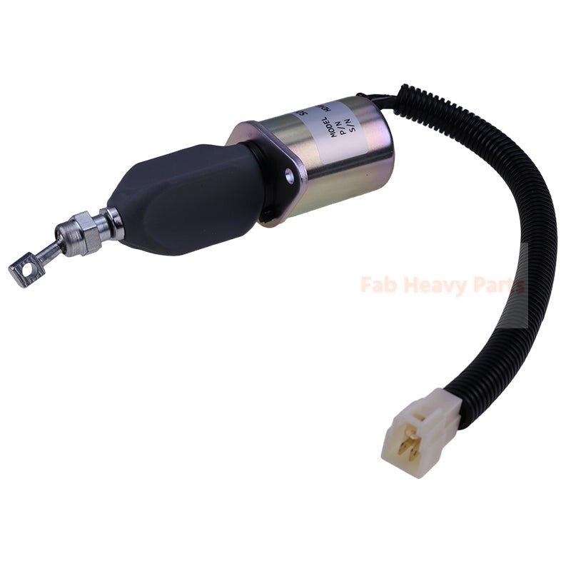 12V Fuel Shutoff Solenoid Valve 1G882 - 60010 SA - 4572 - 12 Fits for Kubota Generator SQ - 1140 - USA SQ - 1200 - USA SQ - 3250 - USA - SW - Fab Heavy Parts