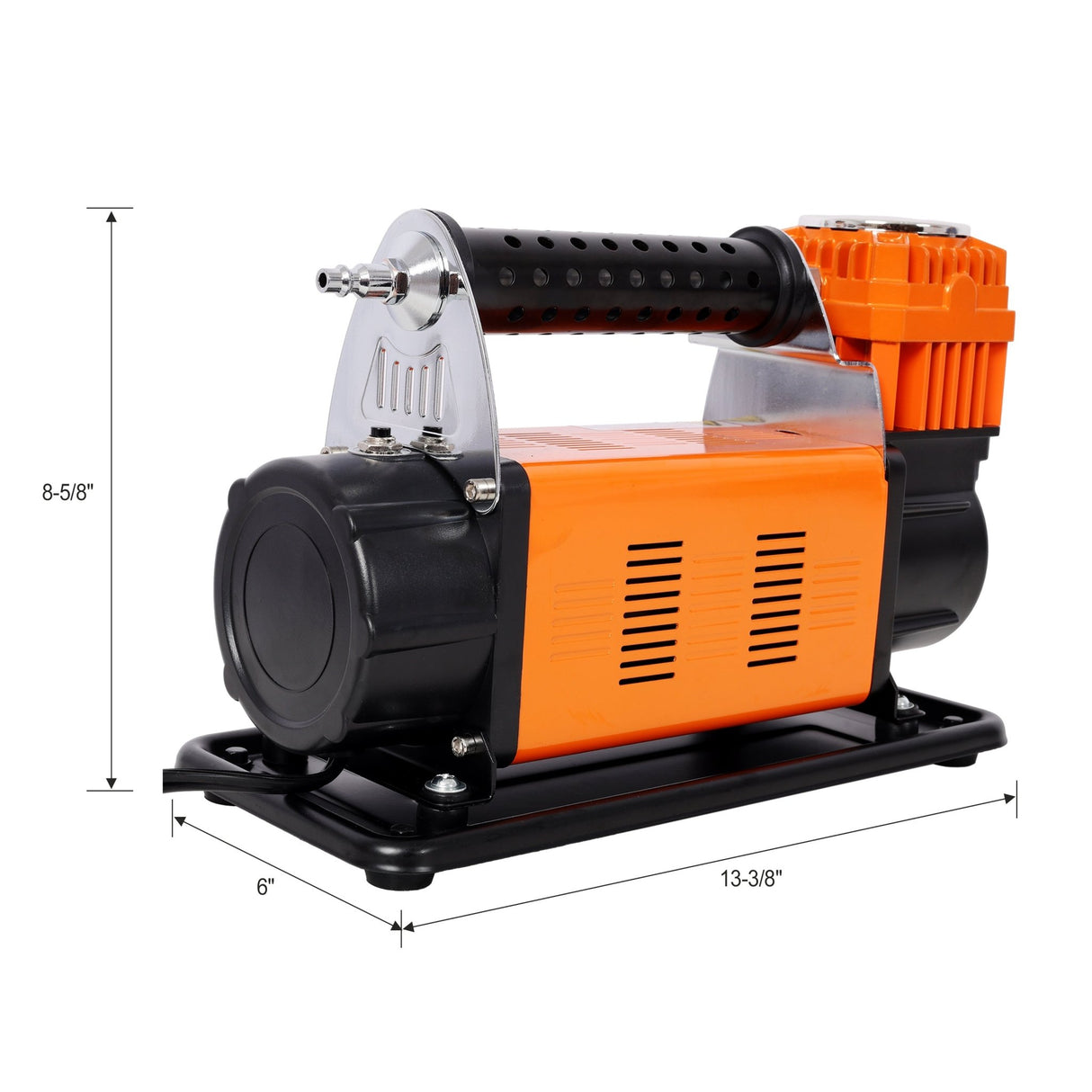 12V Heavy Duty Air Compressor Tire Inflator with Pressure Gauge Max 150 PSI - Fab Heavy Parts