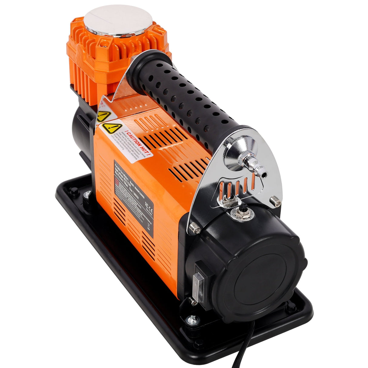 12V Heavy Duty Air Compressor Tire Inflator with Pressure Gauge Max 150 PSI - Fab Heavy Parts