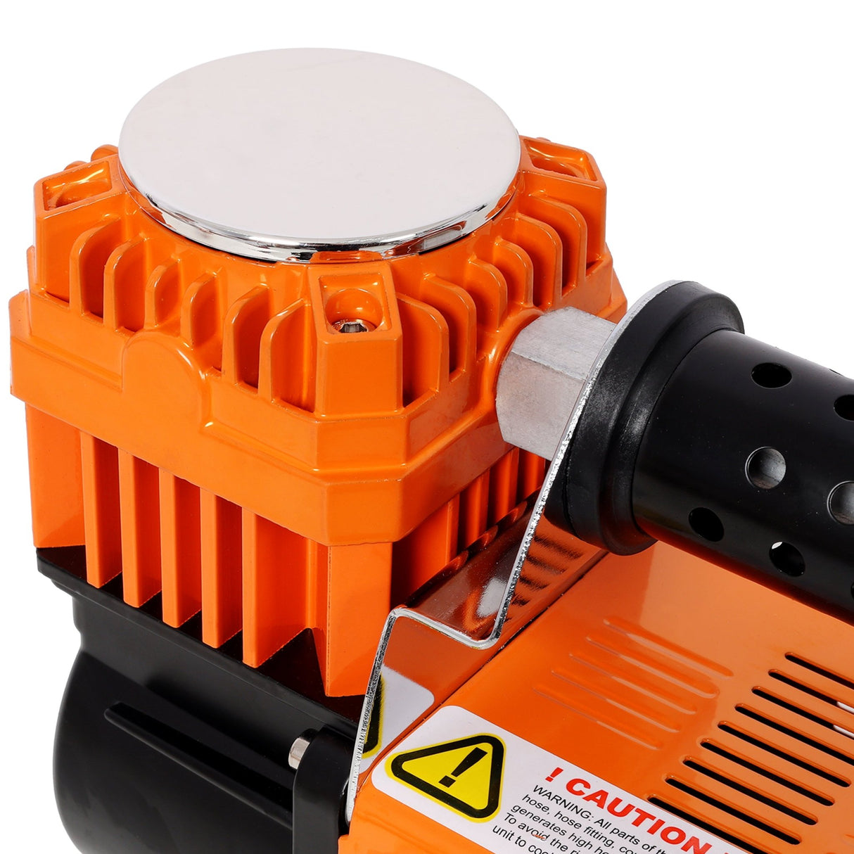 12V Heavy Duty Air Compressor Tire Inflator with Pressure Gauge Max 150 PSI - Fab Heavy Parts