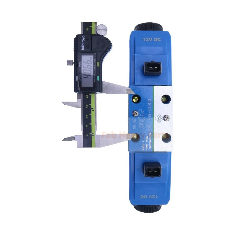12V Hydraulic Solenoid Directional Valve 02/332169 Fits for Eaton Vickers JCB Backhoe Loader 3CX - Fab Heavy Parts