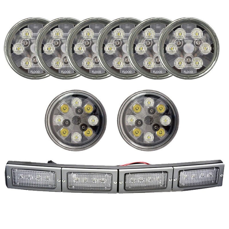 12V Nose LED Conversion Light Kit Fits for John Deere Tractor 4555 4755 4955 4560 4760 4960 - Fab Heavy Parts