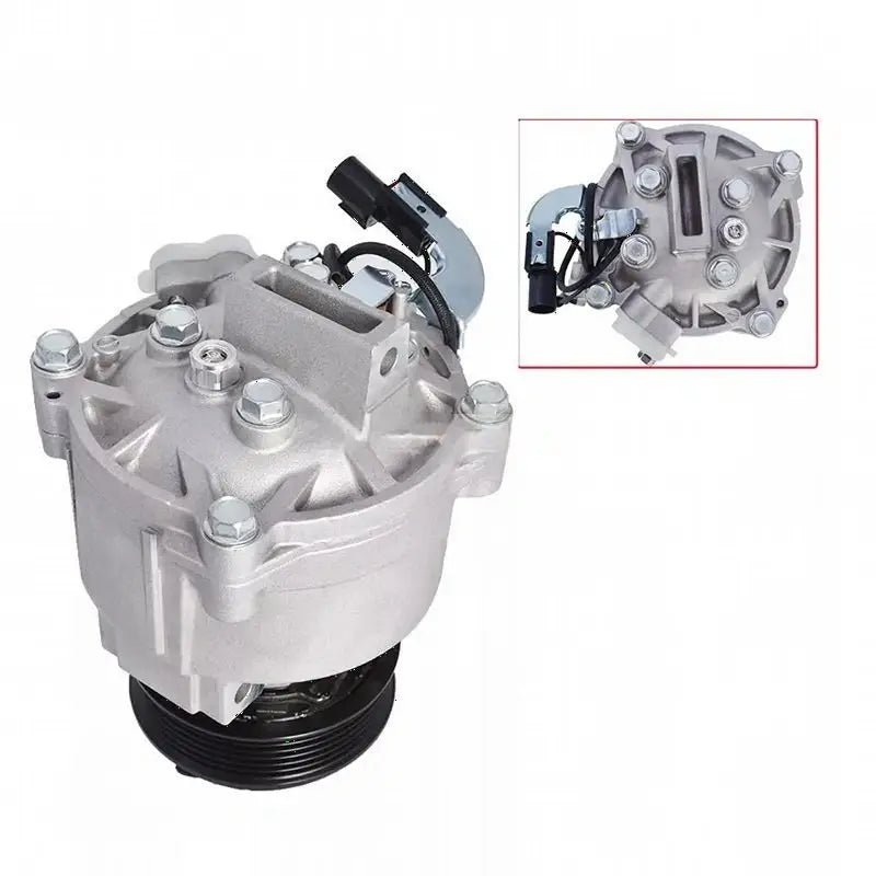 12V QS90C 6PK 95MM A/C Compressor 7813A212 7813A321 for 2009 - 2015 Mitsubishi Outlander Lancer 2.0L 2.4L - Fab Heavy Parts