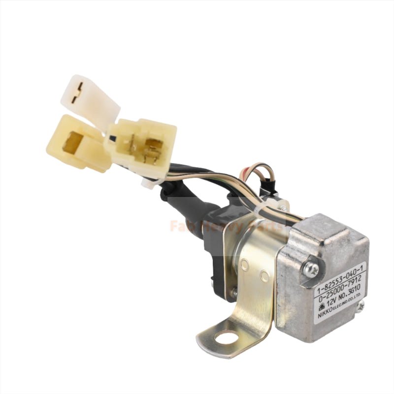 12V Relay 1 - 82553 - 040 - 1 0 - 25000 - 7912 Fits for Isuzu Engine 4JJ1 4JG1 4BG1 - Fab Heavy Parts