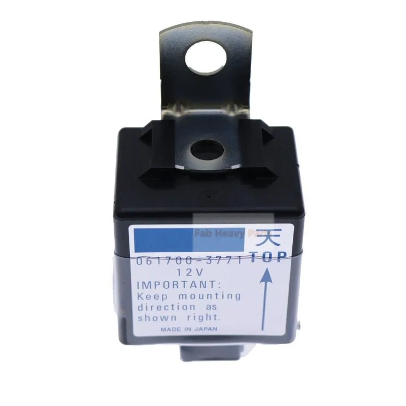 12V Relay 6670872 Aftermarket Replacement For Bobcat MT50 MT52 MT55 319 320 321 322 E14 E16 BL470 BL575 - Fab Heavy Parts