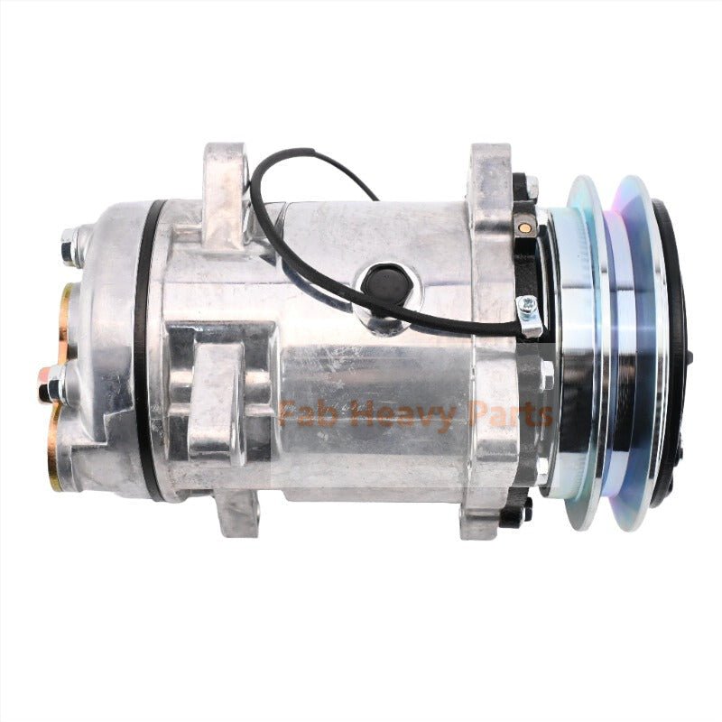 12V SD510 SD5H16 A/C Compressor 7T - 7825 7T7825 3E - 7704 3E7704 Fits for Caterpillar CAT 205B 206B 211B 416B 426B 438B 918F 950F - Fab Heavy Parts