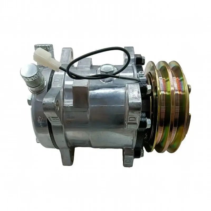 12V SD5H11 A/C Compressor 48098945 for New Holland Tractor T2320 T2410 T2420 TC40DA TC45DA Boomer 3040 - Fab Heavy Parts