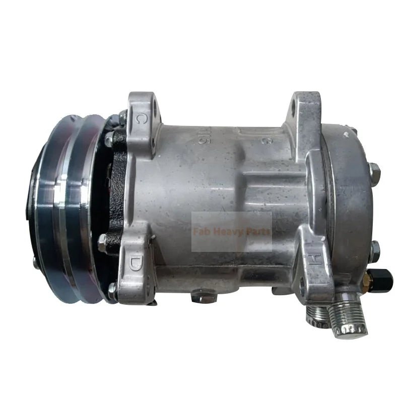 12V SD7H15 4663 A/C Compressor 86508521 Fits for CASE Tractor 2090 2094 2290 2294 2390 2394 2590 2594 3294 New Holland TR87 TR88 TR89 TR97 TR98 TR99 - Fab Heavy Parts