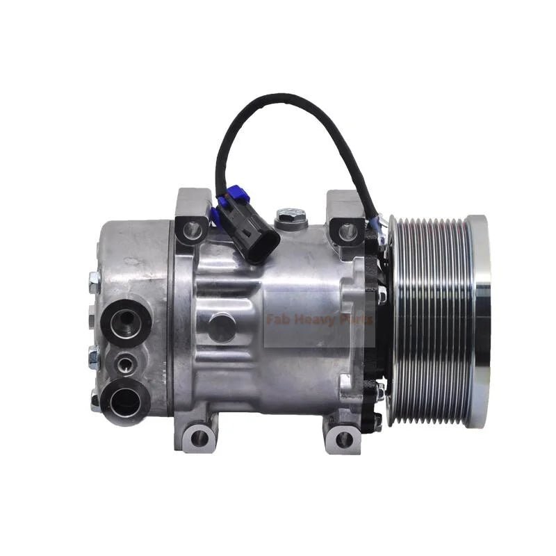 12V SD7H15 A/C Compressor 4078 4370 F696003151 Fits for Peterbilt 388 Truck 2008 - 2010 - Fab Heavy Parts