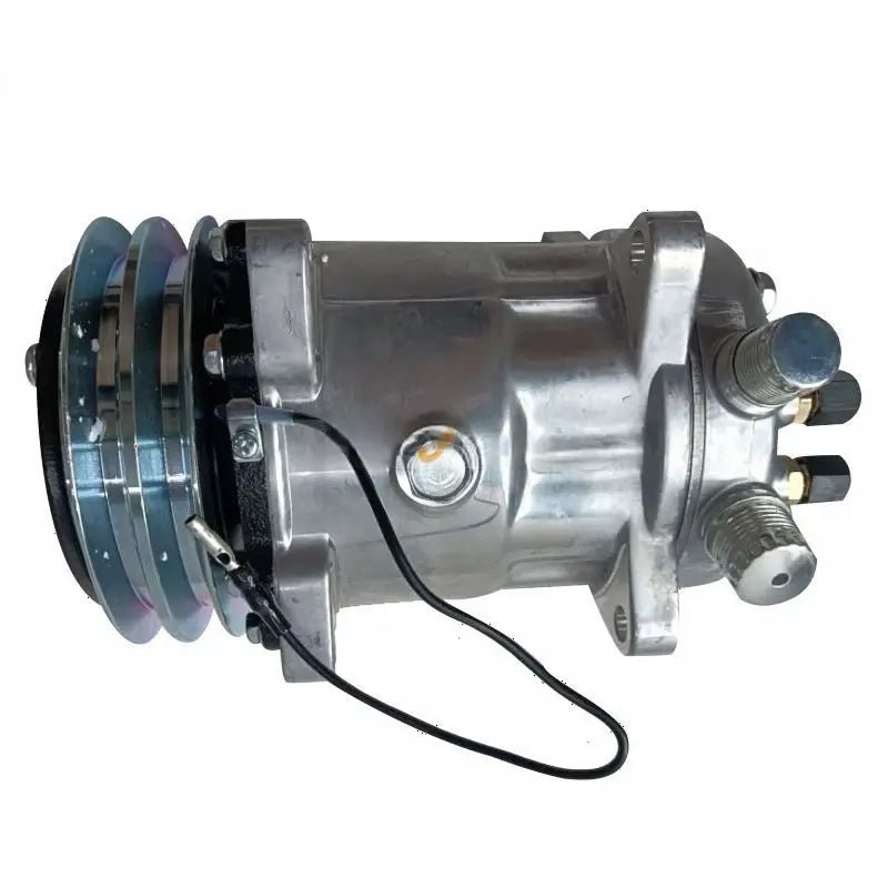 12V SD7H15 A/C Compressor 87026034 for CASE Loader 430 435 440 445 450 465 440CT 445CT 450CT - Fab Heavy Parts