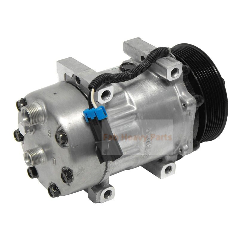 12V SD7H15 A/C Compressor F69 - 6003 - 114 Fits For KenWorth Sanden 4090 4391 4391E - Fab Heavy Parts