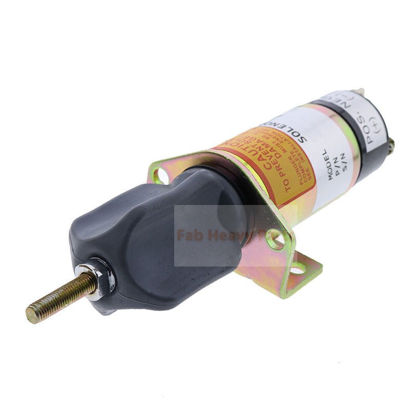 12V ShutDown Solenoid 1500 - 3026 1502 - 12C2U1B5S2 103007 Fits for Woodward Skyjack SJ600 SJ6826 RT SJ6832 RT SJ7027 RT - Fab Heavy Parts