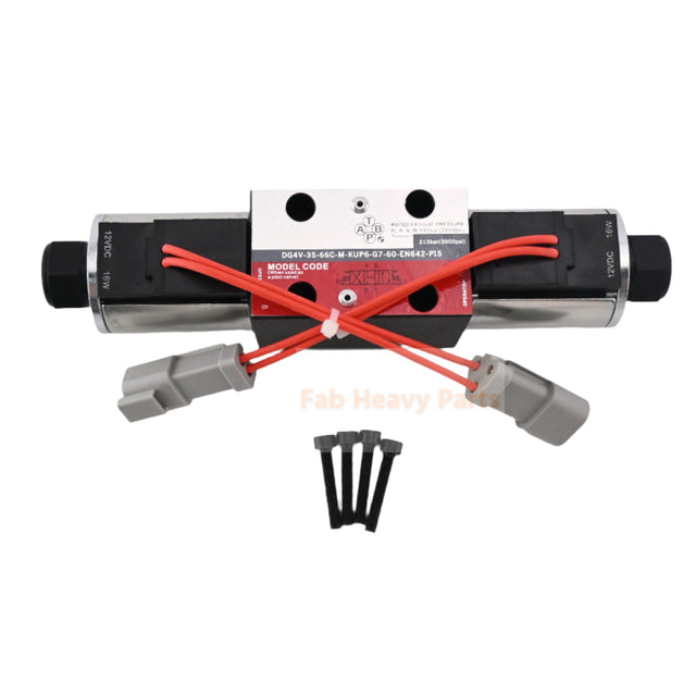 12V Solenoid Valve 223-8181 2238181 FITS FORDOWPILLAR CAT 416D 420D 424B 428D 430D 432D 438D 442D Backhoe Loader